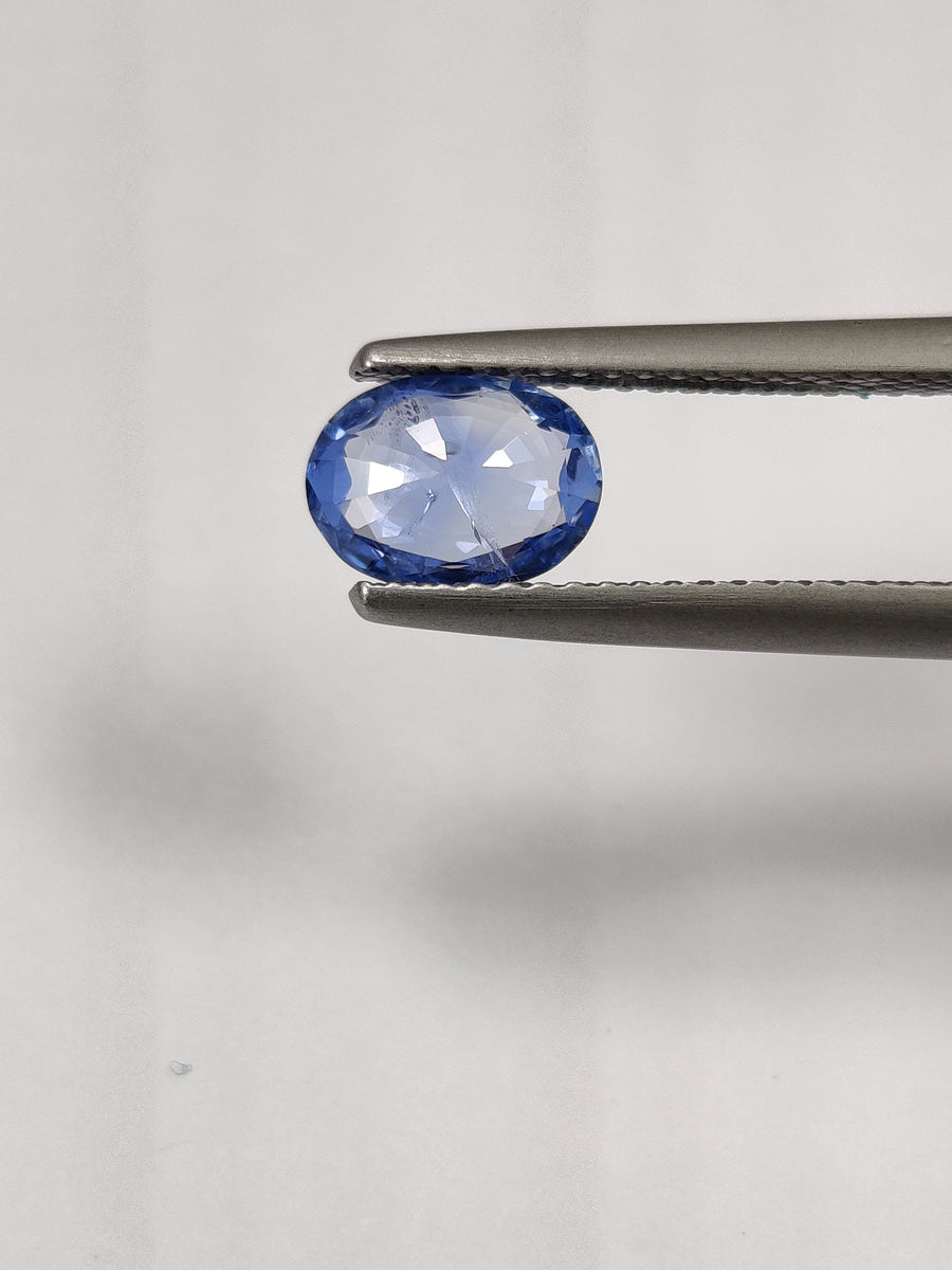 1.17 cts Natural Blue Sapphire Loose Gemstone Oval Cut Certified