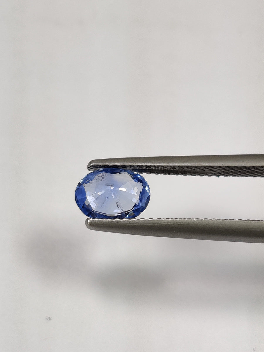 1.17 cts Natural Blue Sapphire Loose Gemstone Oval Cut Certified