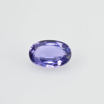 0.63 cts Natural Purple Sapphire Loose Gemstone Oval Cut