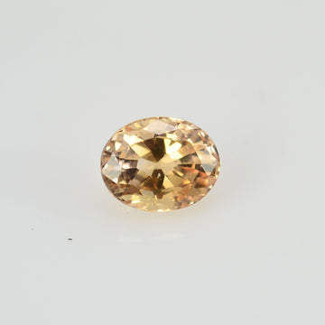 0.63 cts Natural Yellow Sapphire Loose Gemstone Oval Cut