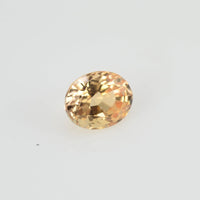 0.63 cts Natural Yellow Sapphire Loose Gemstone Oval Cut
