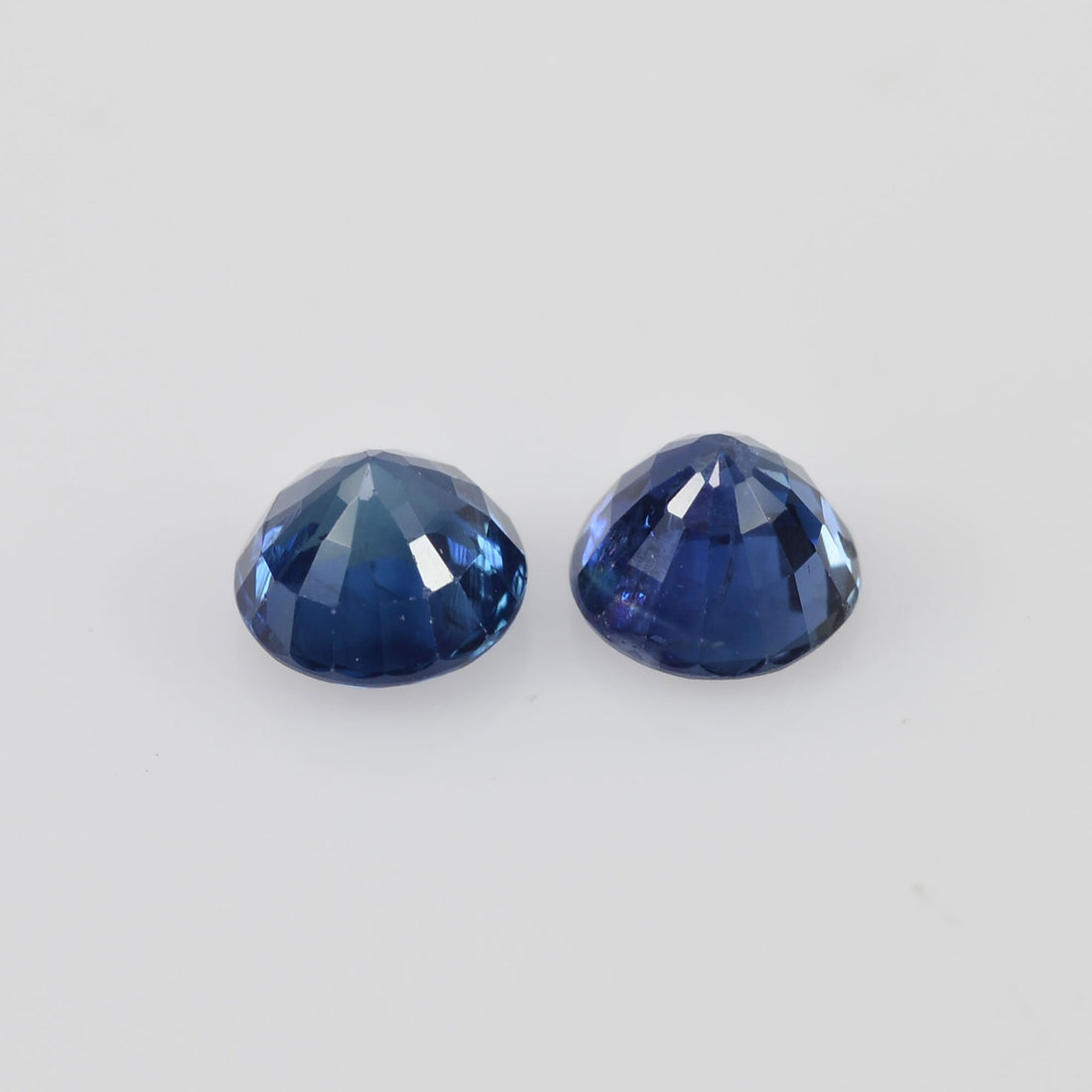 4.5 mm Natural Blue Sapphire Loose Pair Gemstone Round Cut