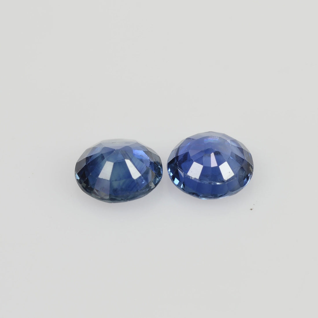 4.5 mm Natural Blue Sapphire Loose Pair Gemstone Round Cut