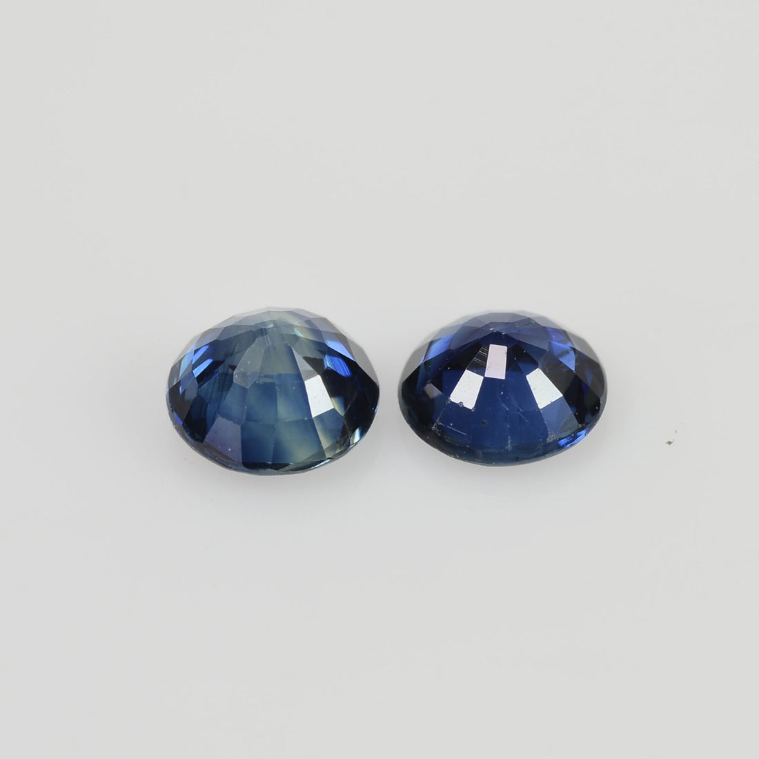 4.5 mm Natural Blue Sapphire Loose Pair Gemstone Round Cut