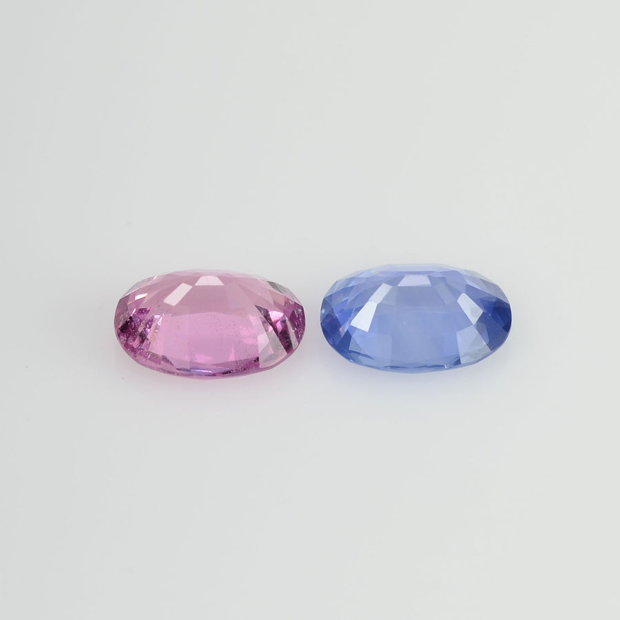 1.80 cts Natural Fancy Sapphire Loose Pair Gemstone Oval Cut