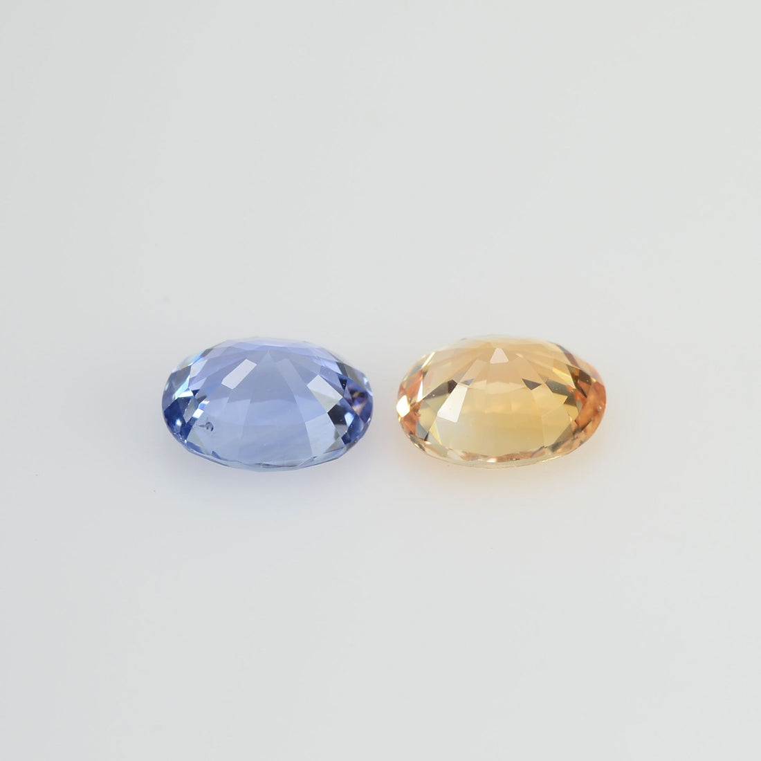 1.63 cts Natural Fancy Sapphire Loose Pair Gemstone Oval Cut