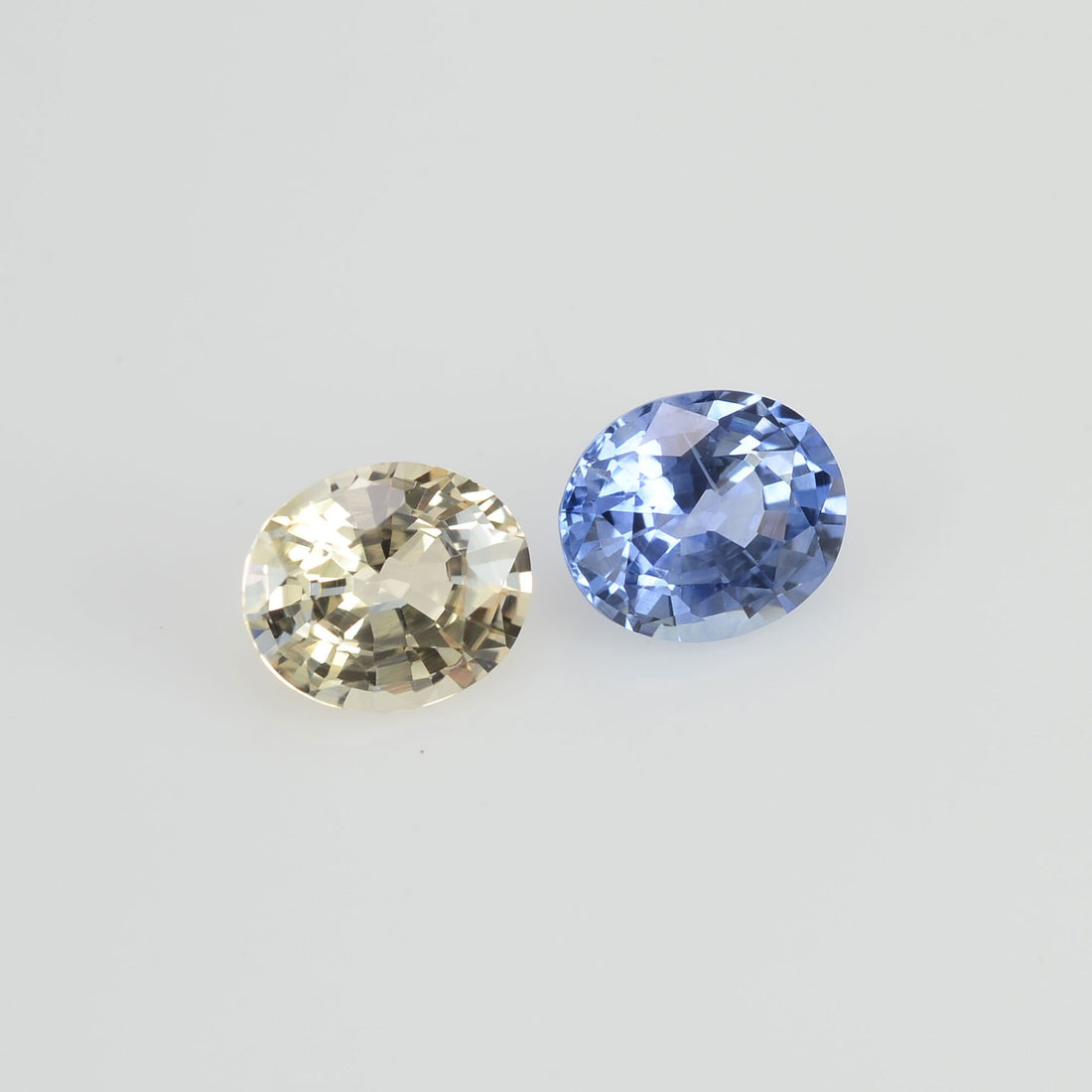 1.50 cts Natural Fancy Sapphire Loose Pair Gemstone Oval Cut
