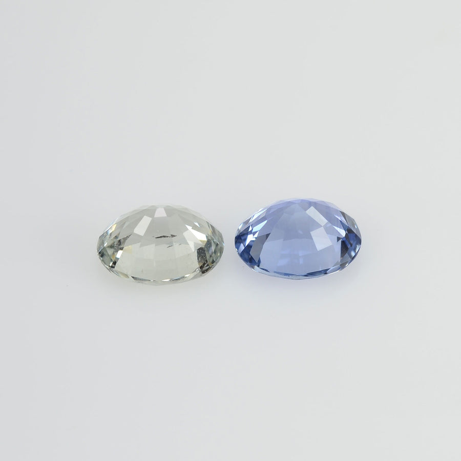 1.68 cts Natural Fancy Sapphire Loose Pair Gemstone Oval Cut