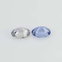 2.02 cts Natural Fancy Sapphire Loose Pair Gemstone Oval Cut