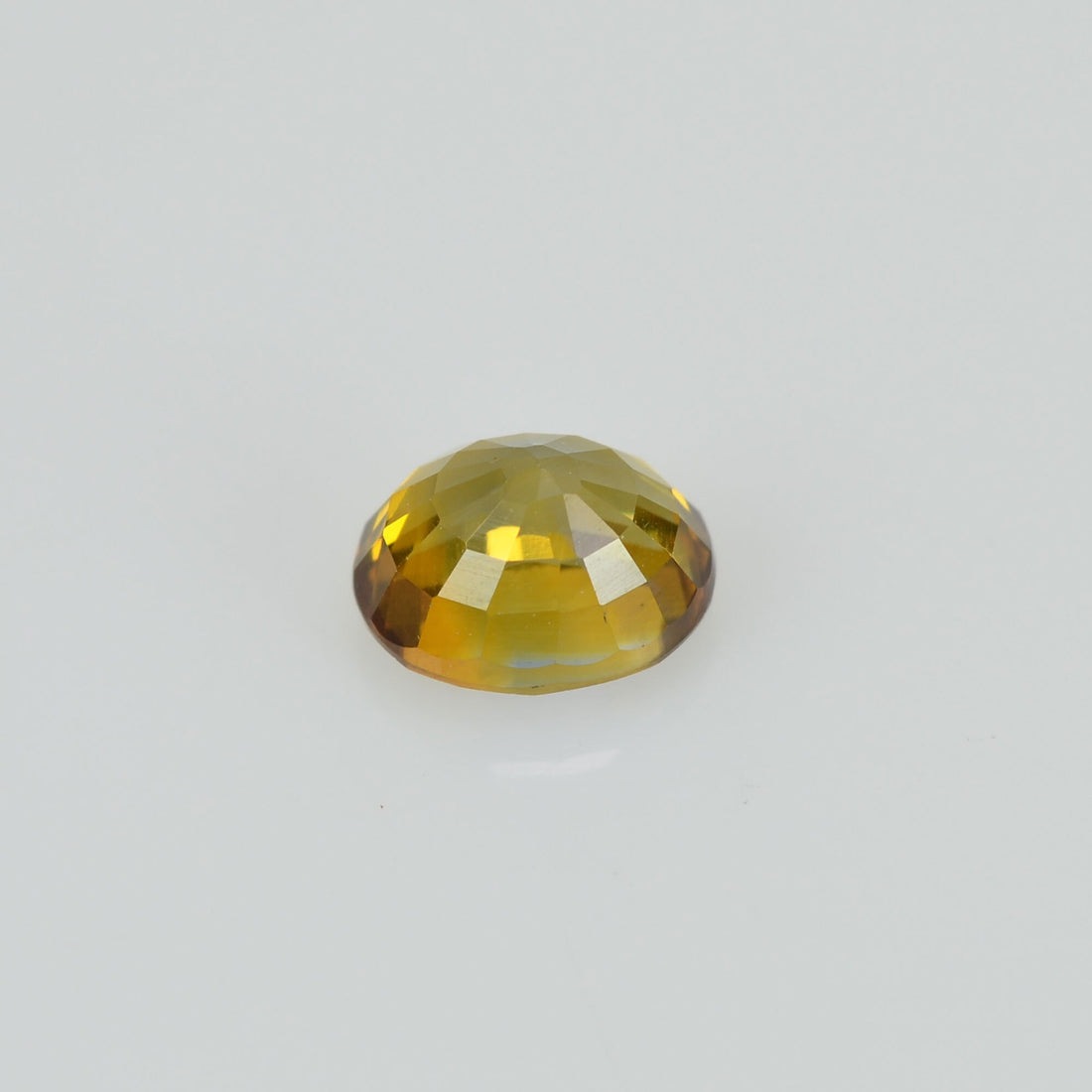 0.57 cts Natural Bi-color Sapphire Loose Gemstone Oval Cut