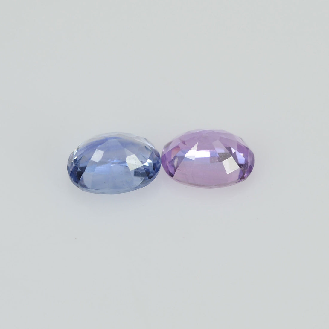 0.63 cts Natural Fancy Sapphire Loose Pair Gemstone Oval Cut
