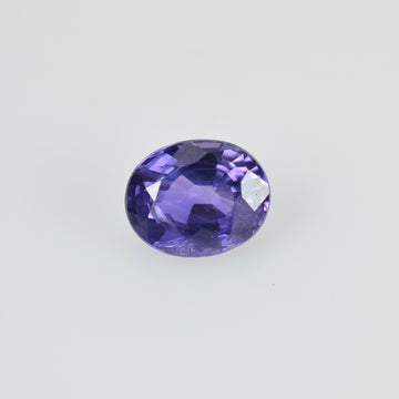 0.47 cts Natural Purple Sapphire Loose Gemstone Oval Cut