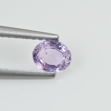 0.41 cts Natural Lavender Sapphire Loose Gemstone Oval Cut
