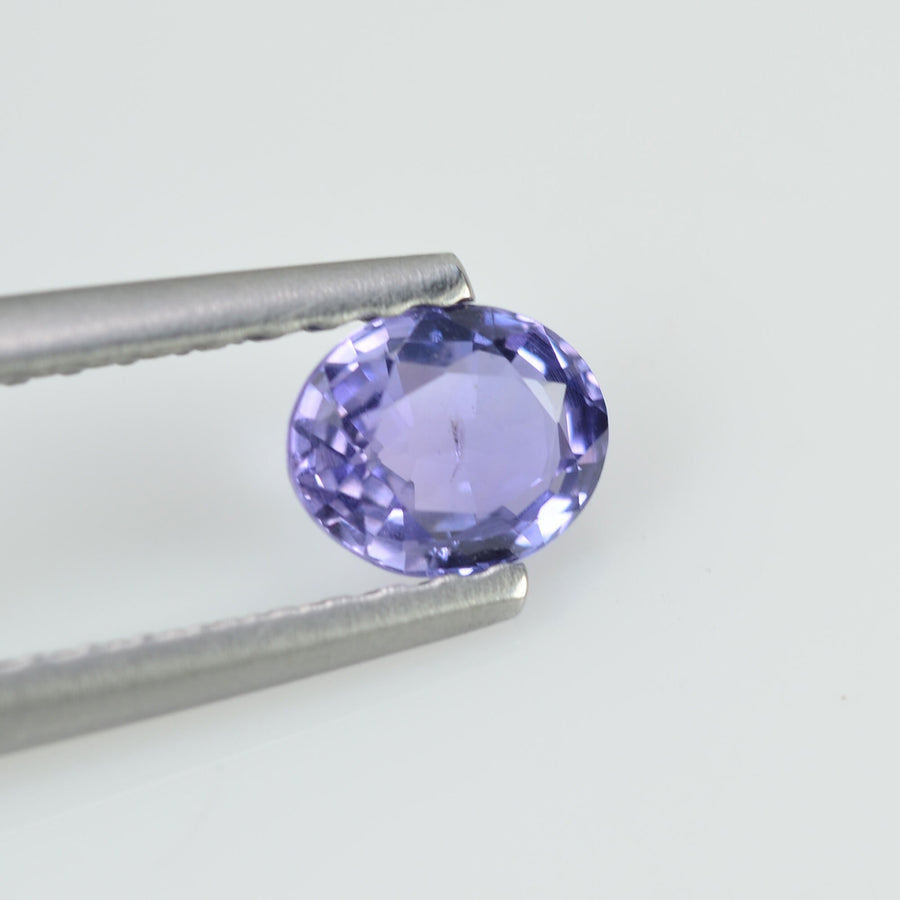 0.45 cts Natural Lavender Sapphire Loose Gemstone Oval Cut