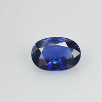 1.35 cts Unheated Natural Blue Sapphire Loose Gemstone Oval Cut