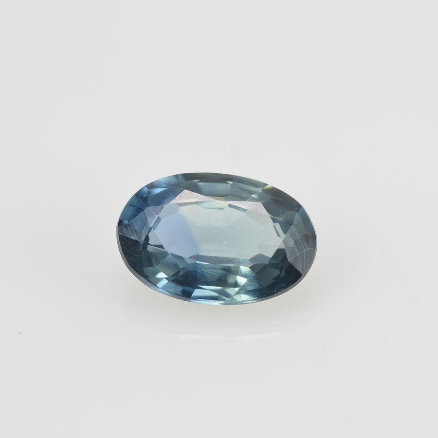0.56 cts Natural Green Teal Sapphire Loose Gemstone Oval Cut