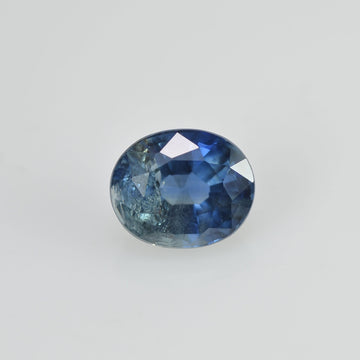 0.87 cts Natural Blue Green Teal Sapphire Loose Gemstone Oval Cut