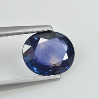1.58 cts Natural Fancy Bi-Color Sapphire Loose Gemstone oval Cut