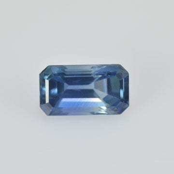 1.25 cts Natural Fancy Bi-Color Sapphire Loose Gemstone Emerald Cut