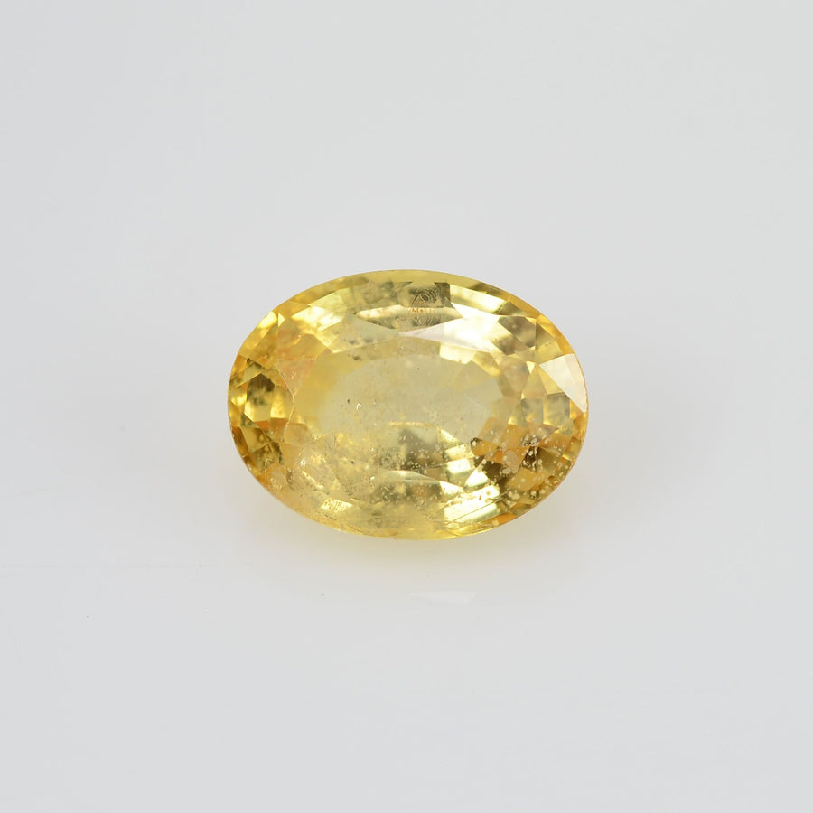 1.86 cts Natural Yellow Sapphire Loose Gemstone Oval Cut