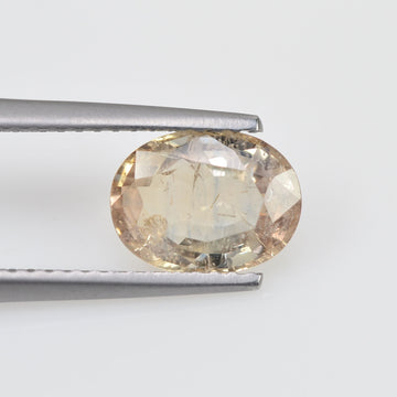 2.09 cts Natural Yellow Sapphire Loose Gemstone Oval Cut