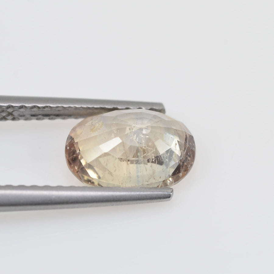 2.09 cts Natural Yellow Sapphire Loose Gemstone Oval Cut
