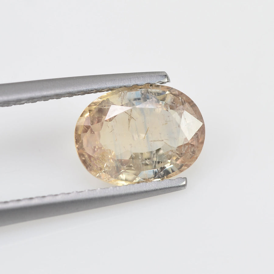 2.09 cts Natural Yellow Sapphire Loose Gemstone Oval Cut