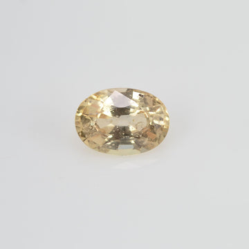 1.07 cts Natural Yellow Sapphire Loose Gemstone Oval Cut