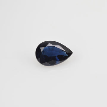 0.78 cts Natural Blue Sapphire Loose Gemstone Pear Cut