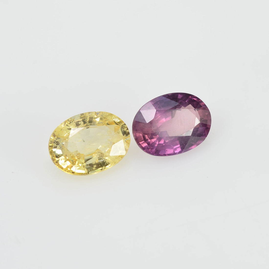 1.82 cts Natural Fancy Sapphire Loose Pair Gemstone Oval Cut