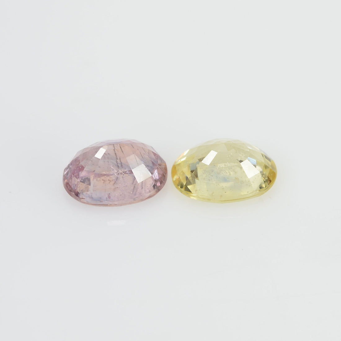 2.28 cts Natural Fancy Sapphire Loose Pair Gemstone Oval Cut
