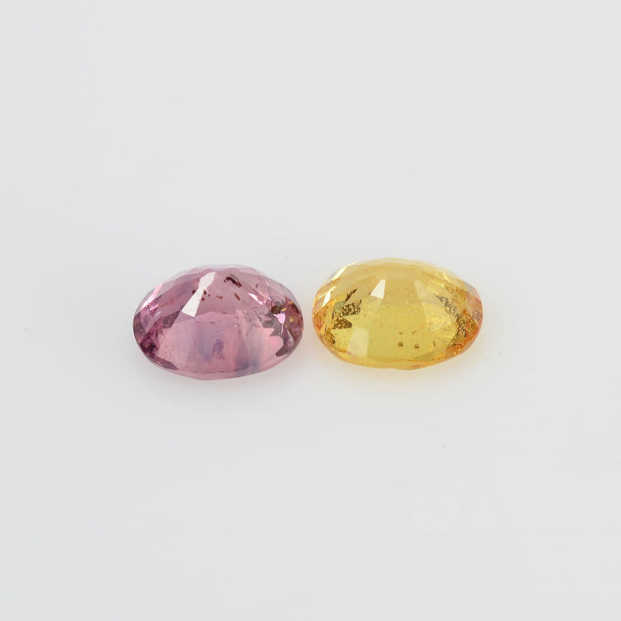 1.84 cts Natural Fancy Sapphire Loose Pair Gemstone Oval Cut