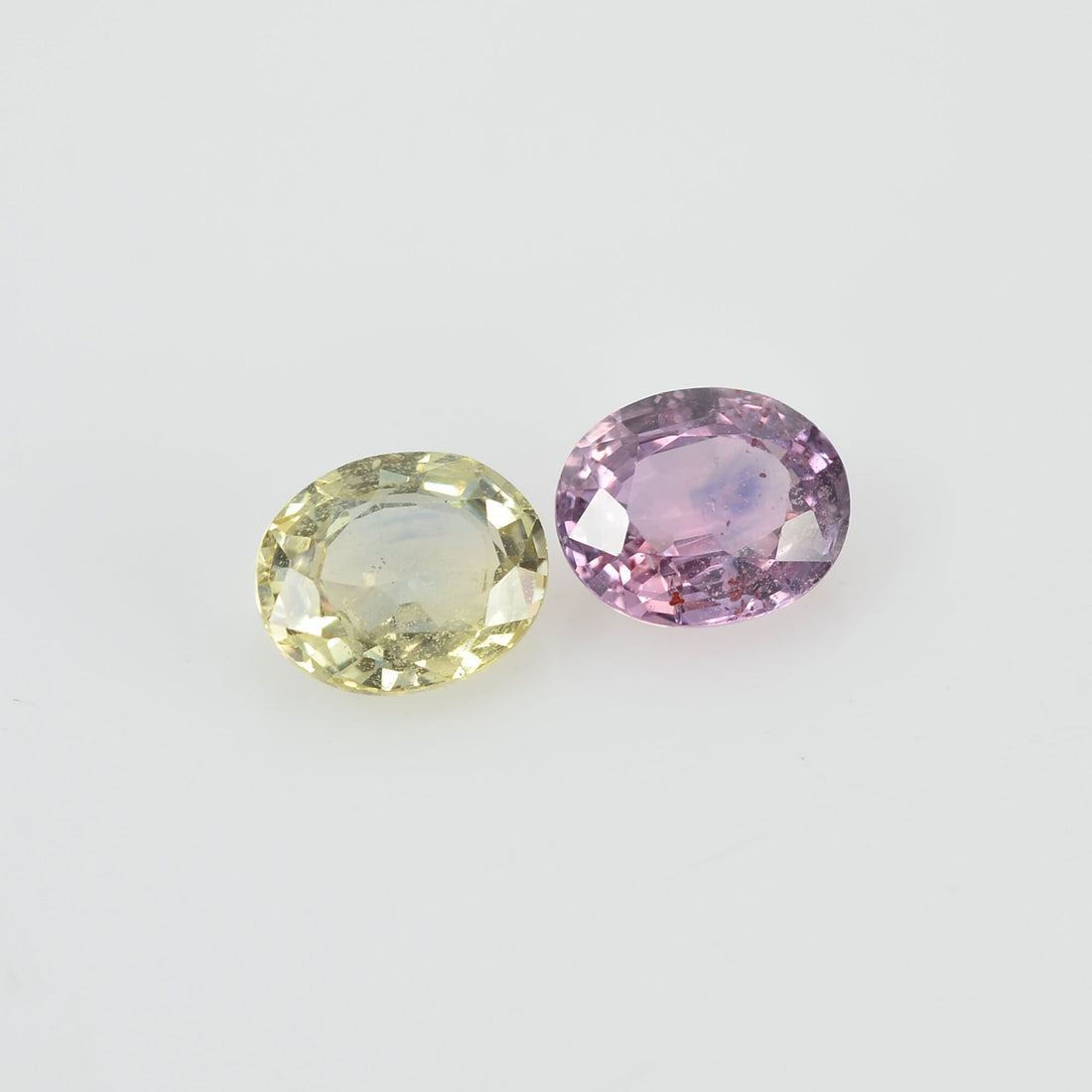 1.66 cts Natural Fancy Sapphire Loose Pair Gemstone Oval Cut