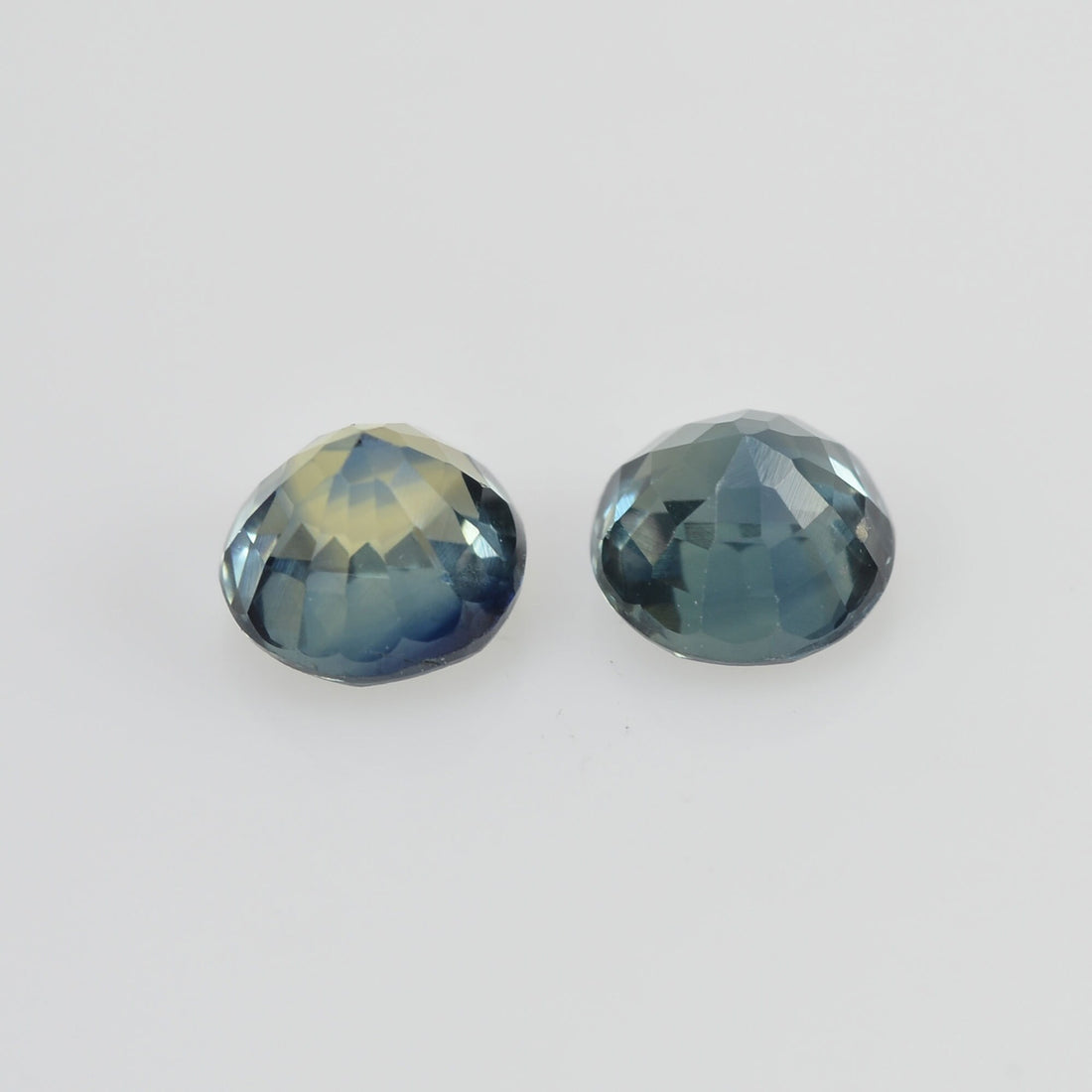 4.3 mm Natural Blue Sapphire Loose Pair Gemstone Round Cut