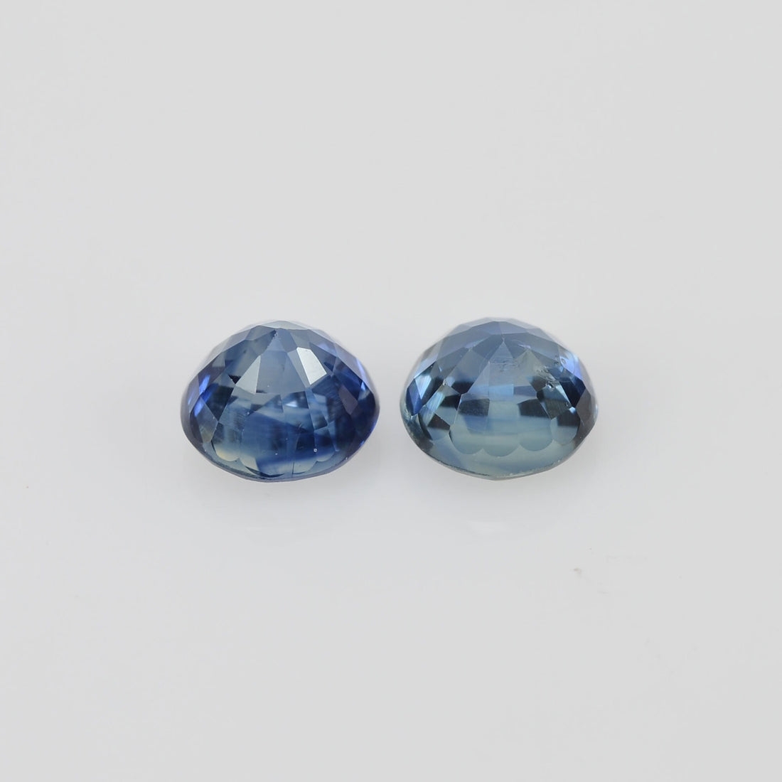 4.00 mm Natural Blue Sapphire Loose Pair Gemstone Round Cut