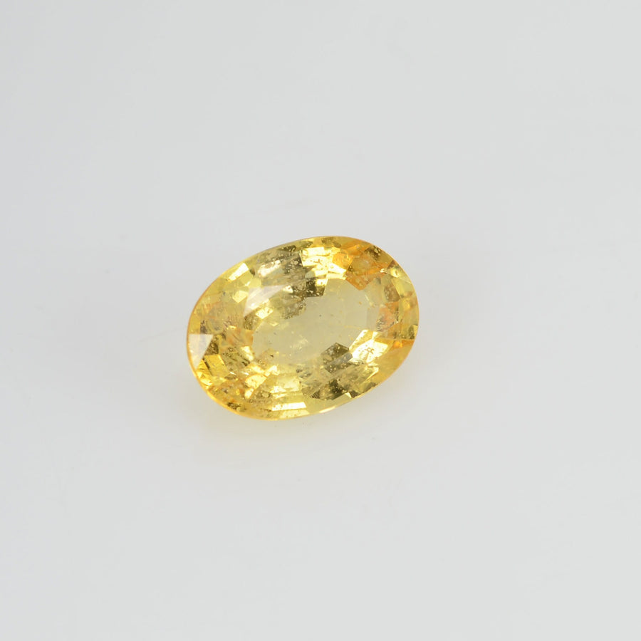 0.96 cts Natural Yellow Sapphire Loose Gemstone Oval Cut