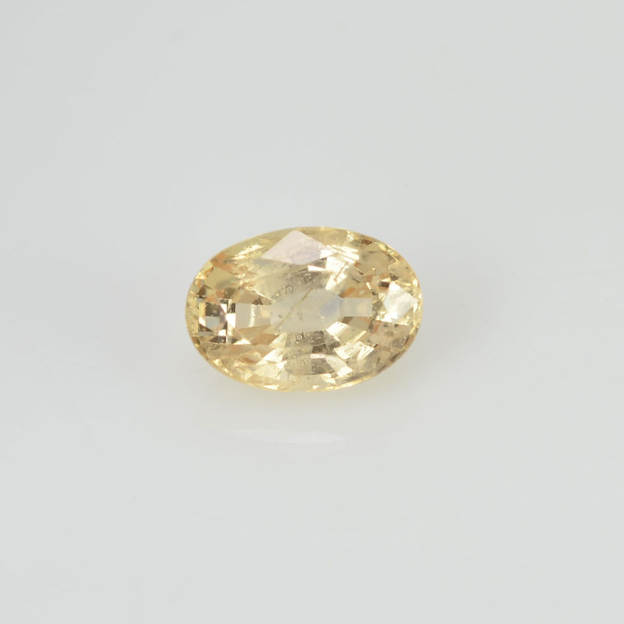 1.10 cts Natural Yellow Sapphire Loose Gemstone Oval Cut