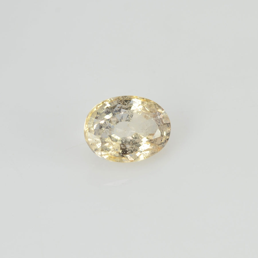 0.91 cts Natural Yellow Sapphire Loose Gemstone Oval Cut