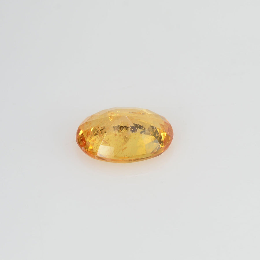 0.95 cts Natural Orange Sapphire Loose Gemstone Oval Cut