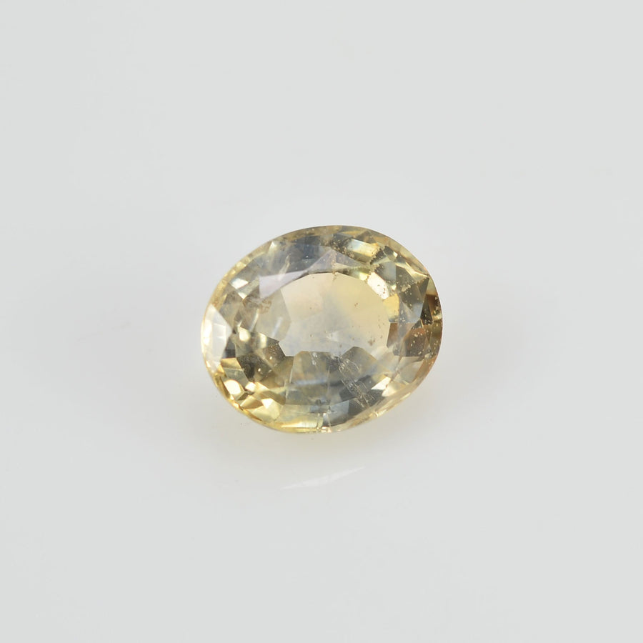 1.33 cts Natural Yellow Sapphire Loose Gemstone Oval Cut