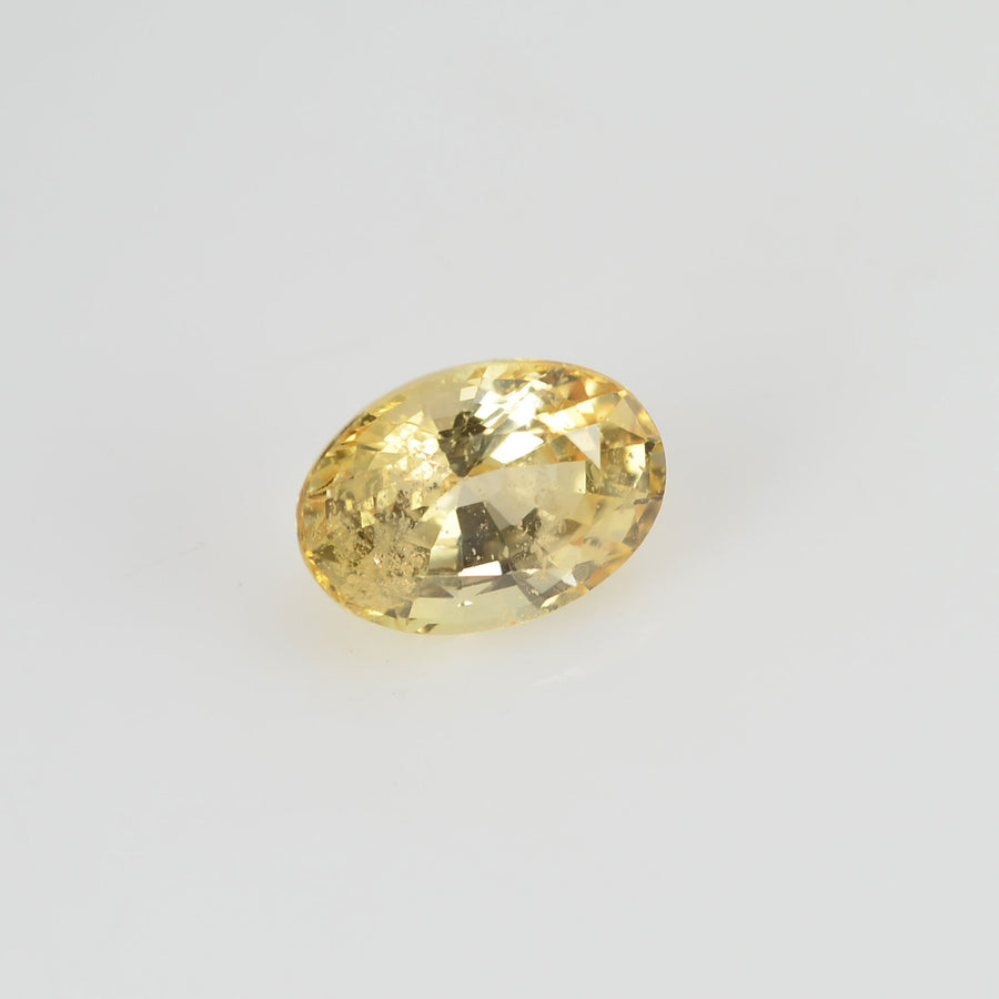 1.20 cts Natural Yellow Sapphire Loose Gemstone Oval Cut