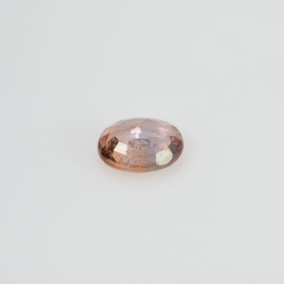 0.64 cts Natural Peach Sapphire Loose Gemstone Oval Cut