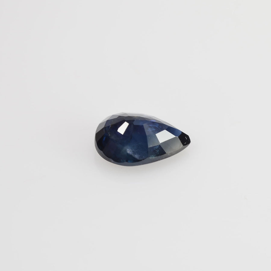 7x5 Natural Calibrated Sri Lanka Blue Sapphire Loose Gemstone Pear Cut