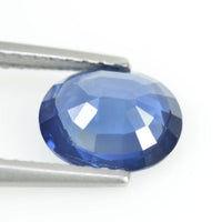 1.52 cts Natural Blue Sapphire Loose Gemstone Oval Cut