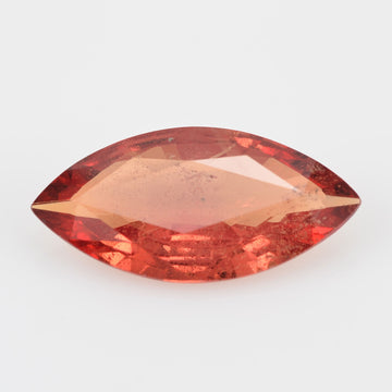 3.21 cts Natural Orange Sapphire Loose Gemstone Marquise Cut