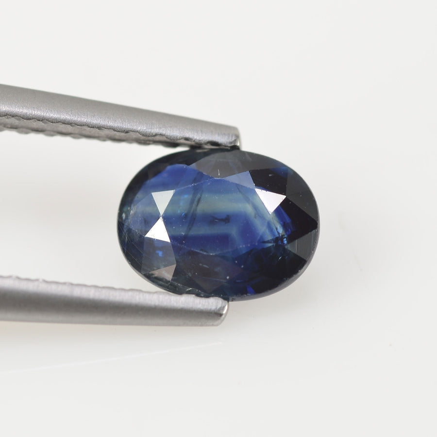 0.81 Cts Natural Blue Sapphire Loose Gemstone Oval Cut