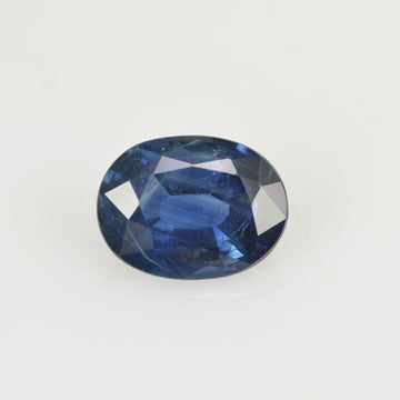 0.75 Cts Natural Blue Sapphire Loose Gemstone Oval Cut