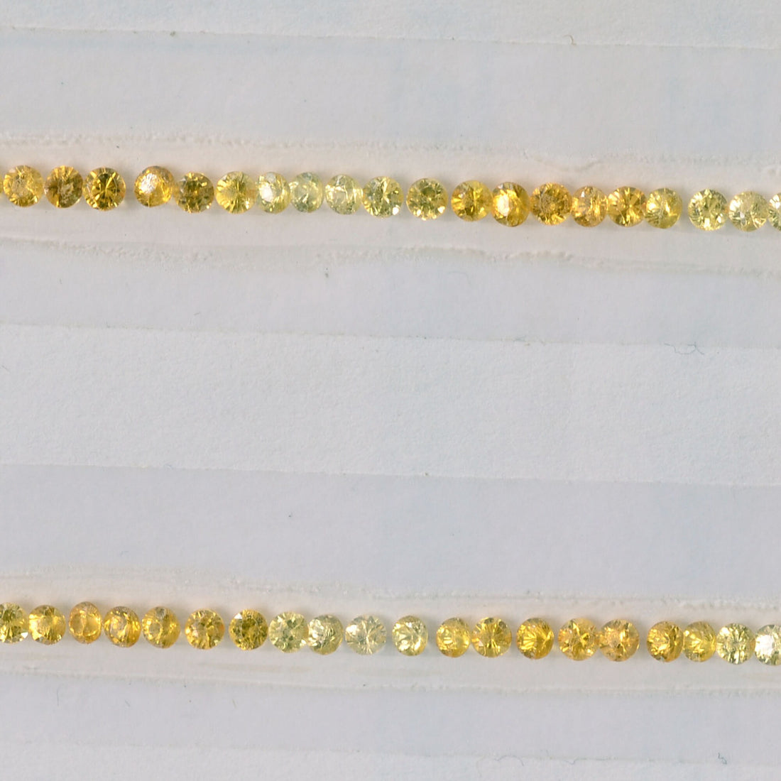 Natural Yellow Fancy Sapphire Loose Gemstone Diamond Cut Set