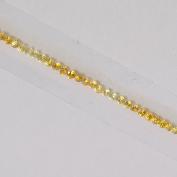 Natural Yellow Fancy Sapphire Loose Gemstone  Diamond  Cut Set