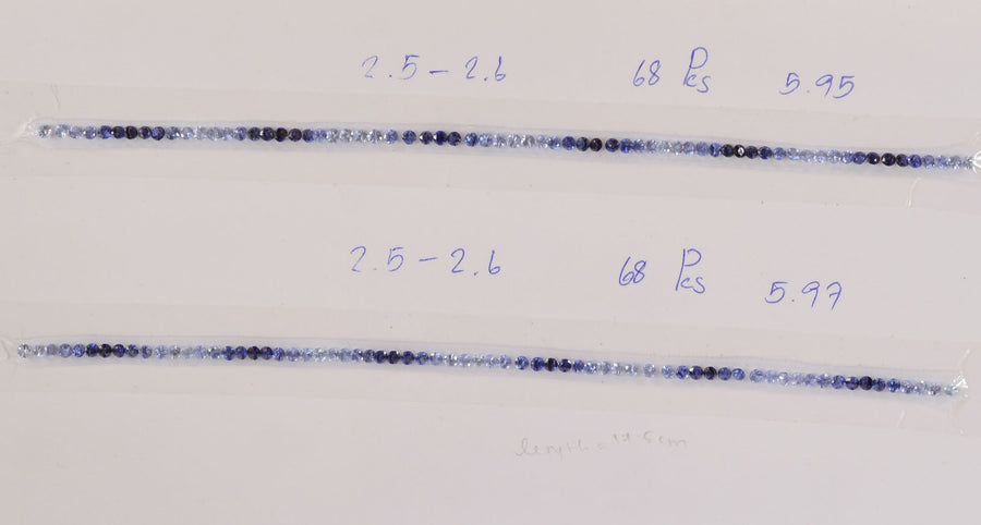 Natural Blue Fancy Sapphire Loose Gemstone  Diamond  Cut Set